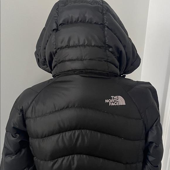 The North Face Goose Down Filled Long Black Puffer Jacket - Picture 8 of 12